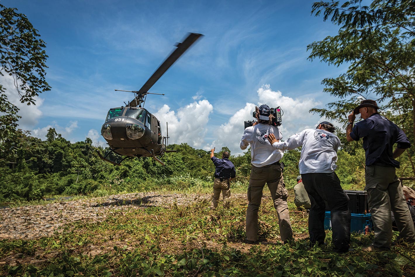 Atterrissage dans la Mosquitia honduras valentin pacaut